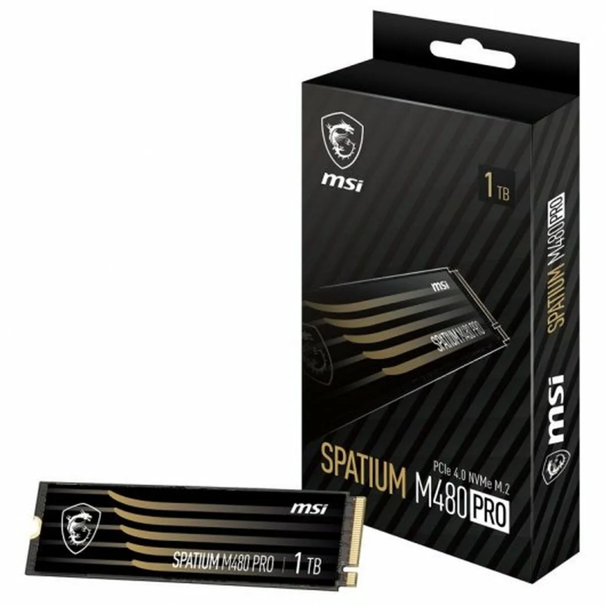 SSD MSI SPATIUM M480 PRO PCIE 4.0 NVME M.2 1 TB (photo fournisseur 1)
