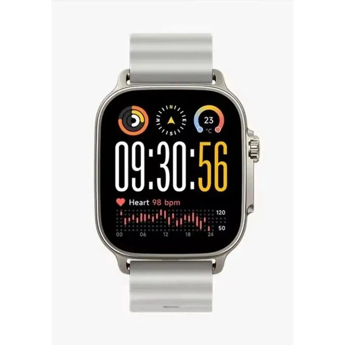 Realme Watch 5 RMW2501 argent avec écran AMOLED 1,97″